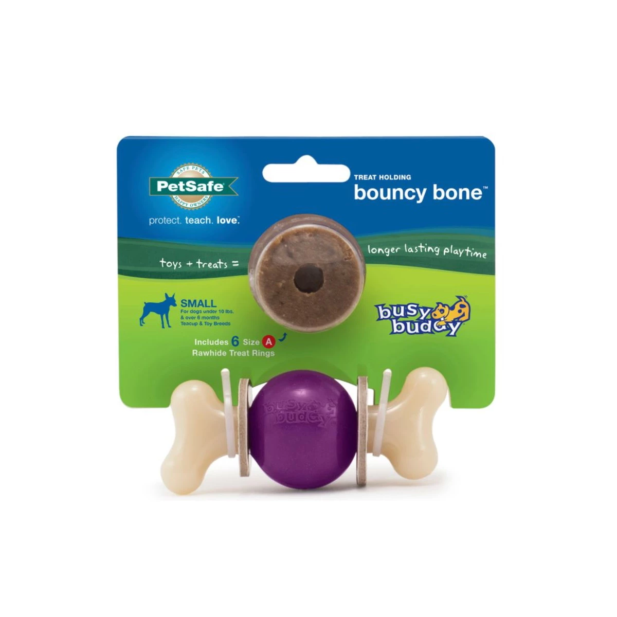 PetSafe Busy Buddy Bouncy Bone Dog Toy 3 PetSafe Busy Buddy Bouncy Bone Dog Toy