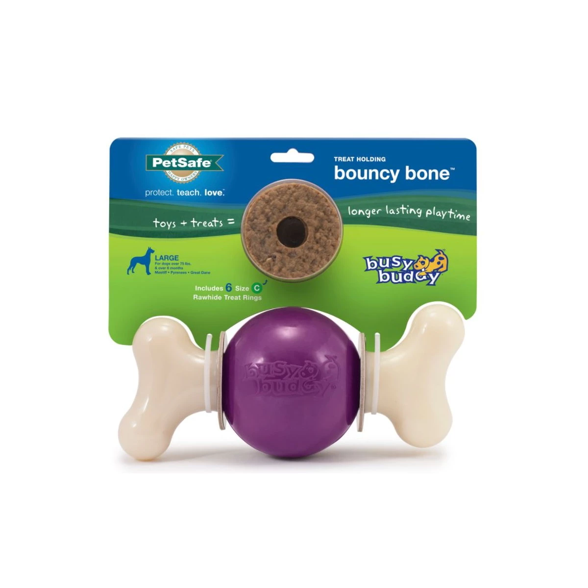PetSafe Busy Buddy Bouncy Bone Dog Toy 6 PetSafe Busy Buddy Bouncy Bone Dog Toy - Image 4