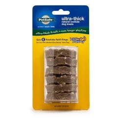 PetSafe Busy Buddy Ultra-Thick Natural Rawhide Refill Rings Dog Treat -PetSafe Sales Store unnamed file 277