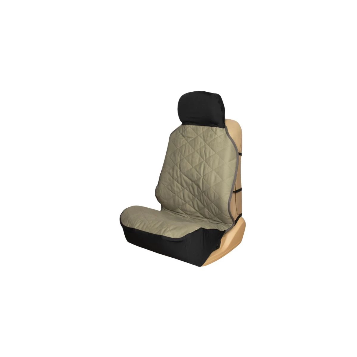 PetSafe Happy Ride Quilted Bucket Seat Cover Grey 3 PetSafe Happy Ride Quilted Bucket Seat Cover Grey