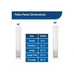 PetSafe Freedom Aluminum Patio Panel Satin -PetSafe Sales Store unnamed file 49